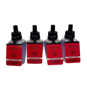 Bath & Body Works Frozen Lake Wallflowers 4 Refill Clean Winter Fragrance Bulbs